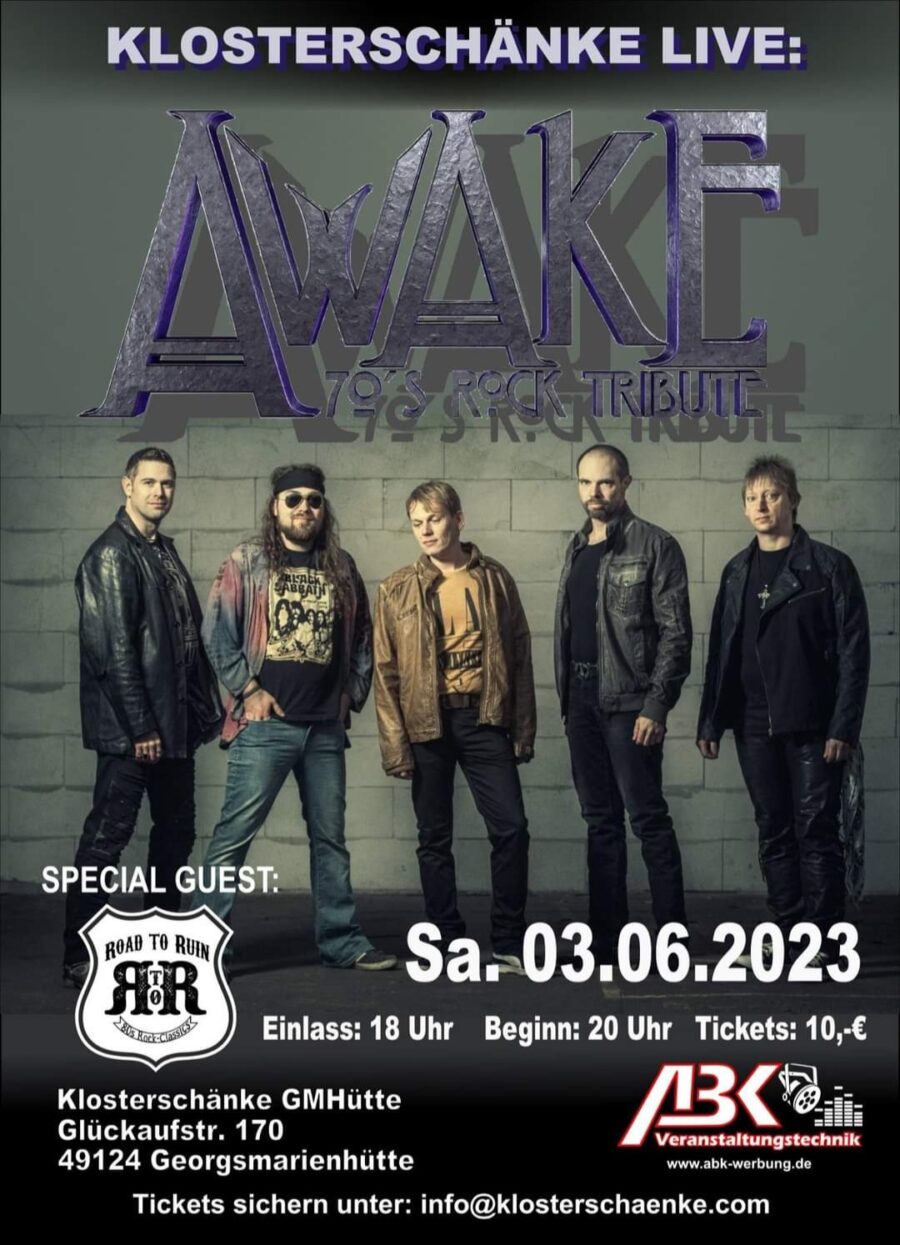 AWAKE & ROAD TO RUIN LIVE 03.06.2023
