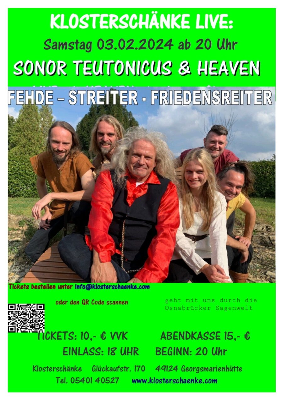 SONOR TEUTONICUS & HEAVEN LIVE @ KLOSTERSCHÄNKE