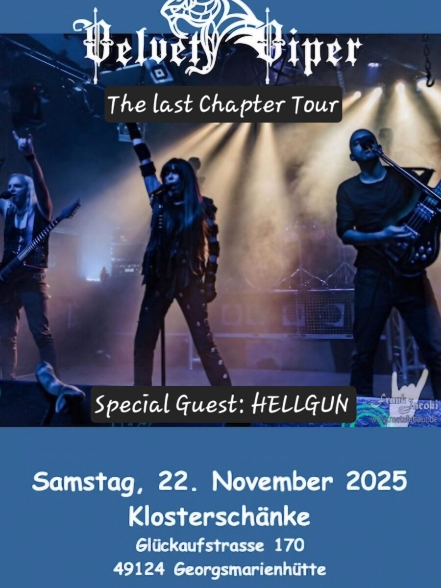 VELVET VIPER The Last Chapter Tour / Special Guest: HELLGUN